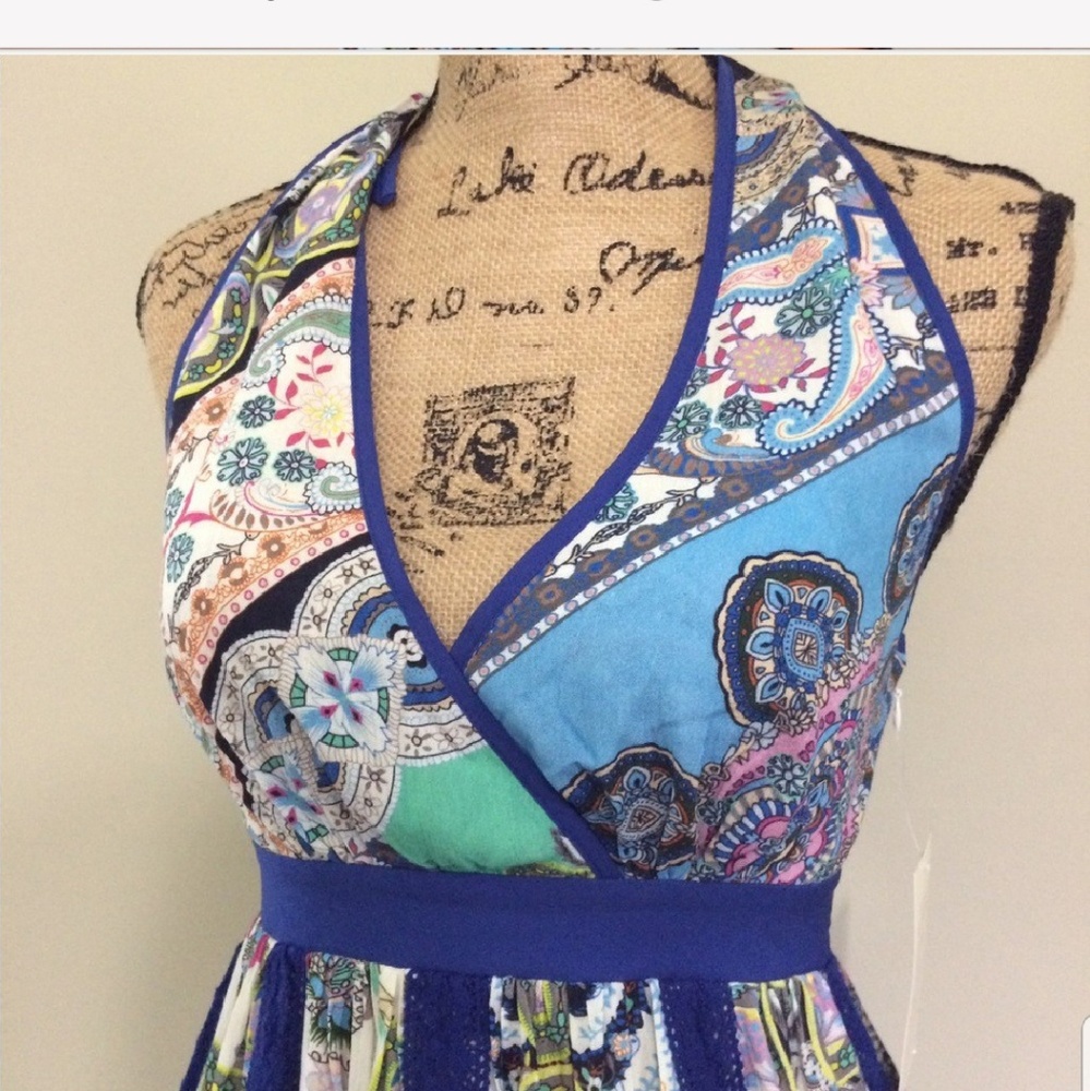 Boston proper printed maxi dress NWT Size 6 - Picture 2 of 4